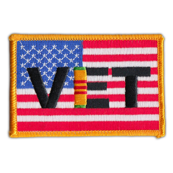Patch - United States Flag USA (Vietnam Vet Flag) 