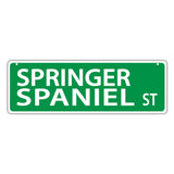 Novelty Street Sign - Springer Spaniel Street