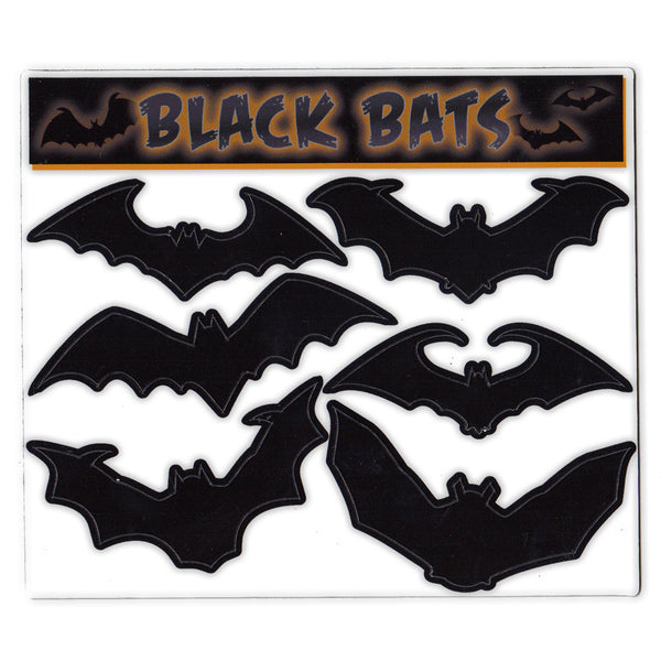 Magnet Variety Pack - Black Bats, 3" Wide (Each Bat)