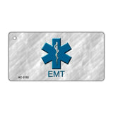 Aluminum Keychain - EMT Emergency Medical Technician (Star of Life)