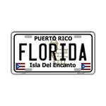 Aluminum License Plate Cover - Puerto Rico, Florida