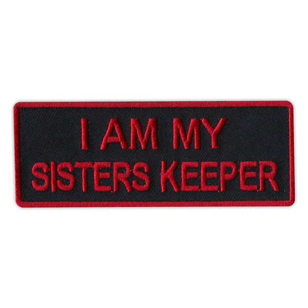 Patch - I Am My Sisters Keeper (Black/Red Design)