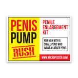 Close-Up - Penis Pump Joke Sticker