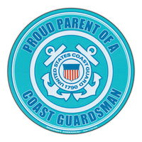 Round Magnet - Proud Parent U.S. Coast Guard