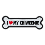 Giant Size Dog Bone Magnet - I Love My Chiweenie