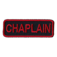 Patch - Chaplain (Red/Black) 