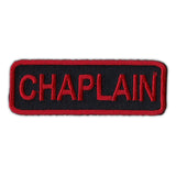 Patch - Chaplain (Red/Black) 