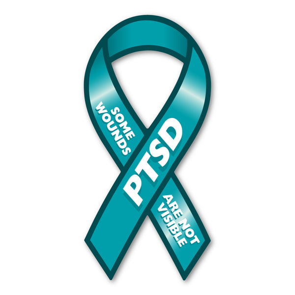 Ribbon Magnet - PTSD Awareness