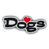 Word Magnet - Love Dogs (2" x 7")