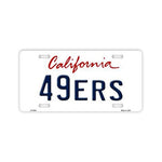Aluminum License Plate Cover - San Francisco 49ers