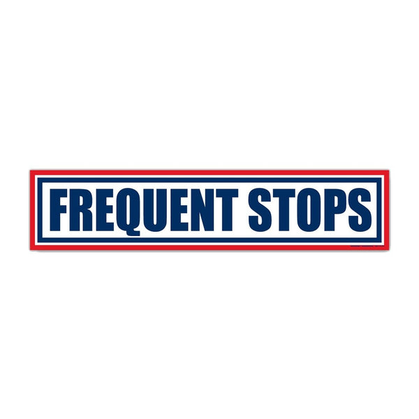 Magnet - Frequent Stops Vehicle Magnet (18" x 4")