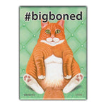 Refrigerator Magnet - #bigboned (Tabby Cat)