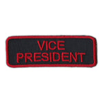 Patch - Vice President VP - Red/Black