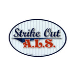 Magnet - Strike Out ALS (Lou Gehrig's Disease) (6" x 4")