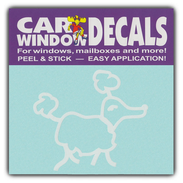 Window Decal - Small Size Dog Breed (3" Wide)