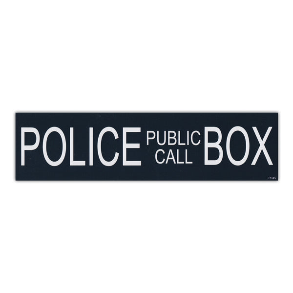 Bumper Sticker - Police Public Call Box 
