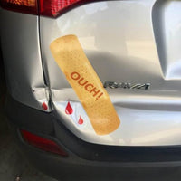 Sticker, Bumper Sticker, Ouch! Band Aid Bandage, GIANT SIZE!, 15" x 4"