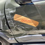 Sticker, Bumper Sticker, Ouch! Band Aid Bandage, GIANT SIZE!, 15" x 4"