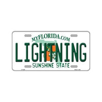 NHL Hockey License Plate Cover - Tampa Bay Lightning