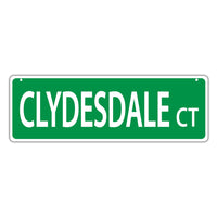 Street Sign - Clydesdale Court