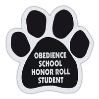 Dog Paw Magnet - Obedience School Honor Roll Student