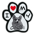Picture Paw Magnet - I Love My Corgi