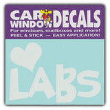 Window Decal - Love Labs (4.5" Wide)
