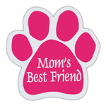 Pink Dog Paw Magnet - Mom's Best Friend