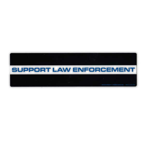 Magnet - Support Law Enforcement (10.75" x 2.75")