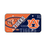 Embossed Aluminum License Plate Cover - Auburn University Tigers