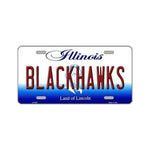 NHL Hockey License Plate Cover - Chicago Blackhawks