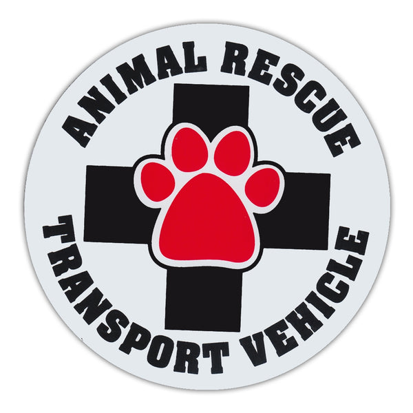 Round Magnet - Animal Rescue Transport Vehicle