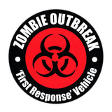 Bumper Sticker - ZOMBIE OUTBREAK First Response Vehicle 