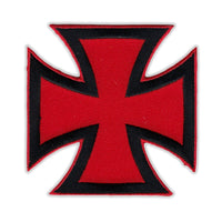 Patch - Maltese Cross (Red, Black)