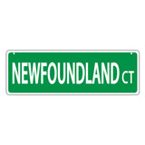 Novelty Street Sign - Newfoundland Court 