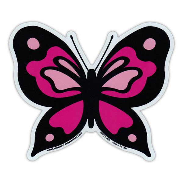 Magnet - Purple/Pink Butterfly (4.75" x 4")
