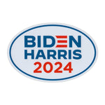 Magnet, Oval, Political Campaign Magnet, Biden Harris 2024, 6" x 4"