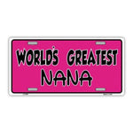 World's Greatest Nana (Grandma) Plate