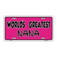 World's Greatest Nana (Grandma) Plate