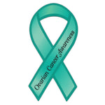 Ribbon Magnet - Ovarian Cancer Awareness