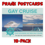 Prank Postcards (10-Pack, Gay Cruise)