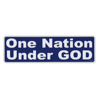 Bumper Sticker - One Nation, Under God 