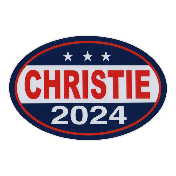 Oval Magnet - Chris Christie 2024