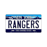 NHL Hockey License Plate Cover - New York Rangers