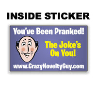 Practical Joke DVD - Living With A Micropenis - Inside Sticker