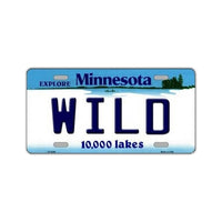 NHL Hockey License Plate Cover - Minnesota Wild