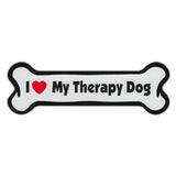 Dog Bone Magnet - I Love My Therapy Dog