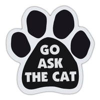 Cat Paw Magnet - Go Ask The Cat