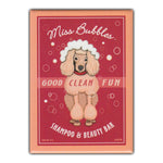 Refrigerator Magnet - Miss Bubbles Shampoo & Beauty Bar, Poodle