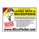 Practical Joke DVD - Living With A Micropenis - Sticker